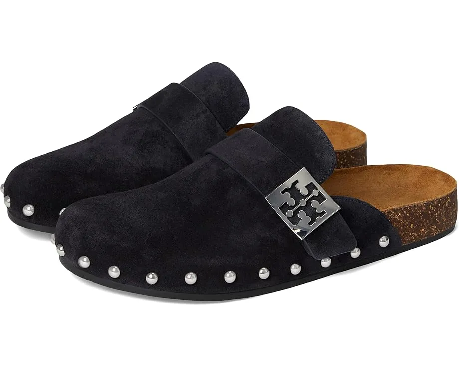 Мюли Tory Burch Mellow Stud с ремешком и металлическим логотипом
