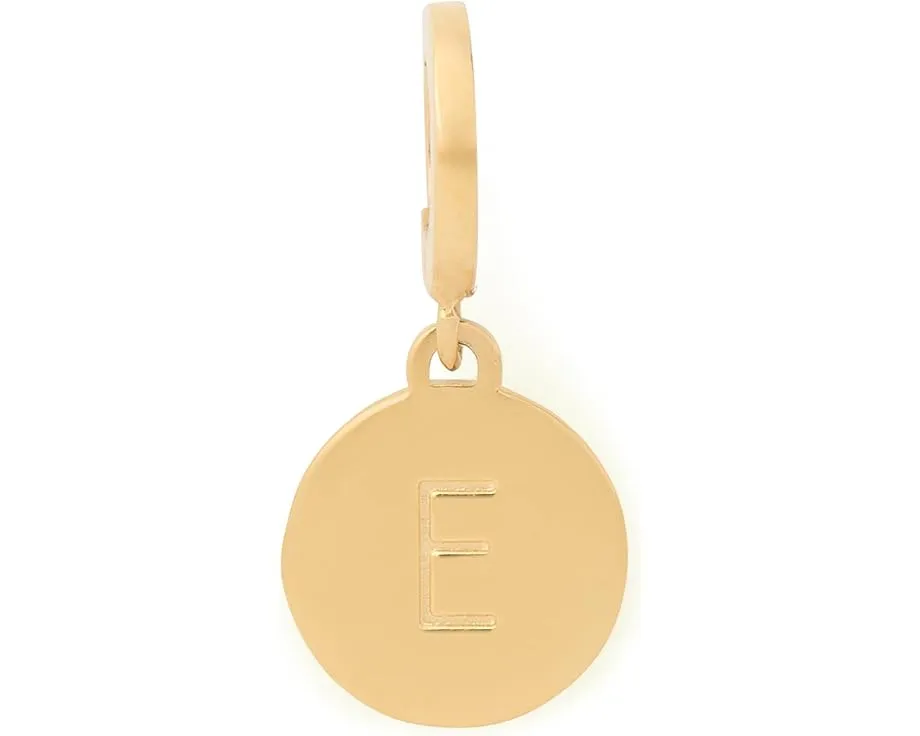 Подвеска Kate Spade New York Mini E с гравировкой из латуни