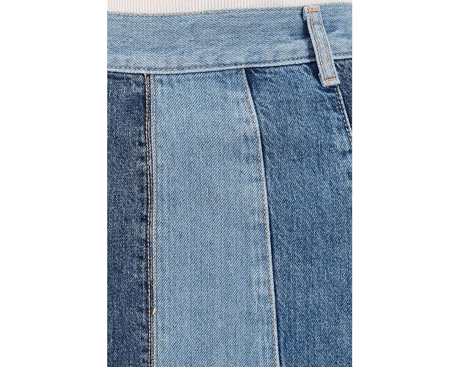Free People джинсовая миди-юбка Sunbeam с асимметричным подолом