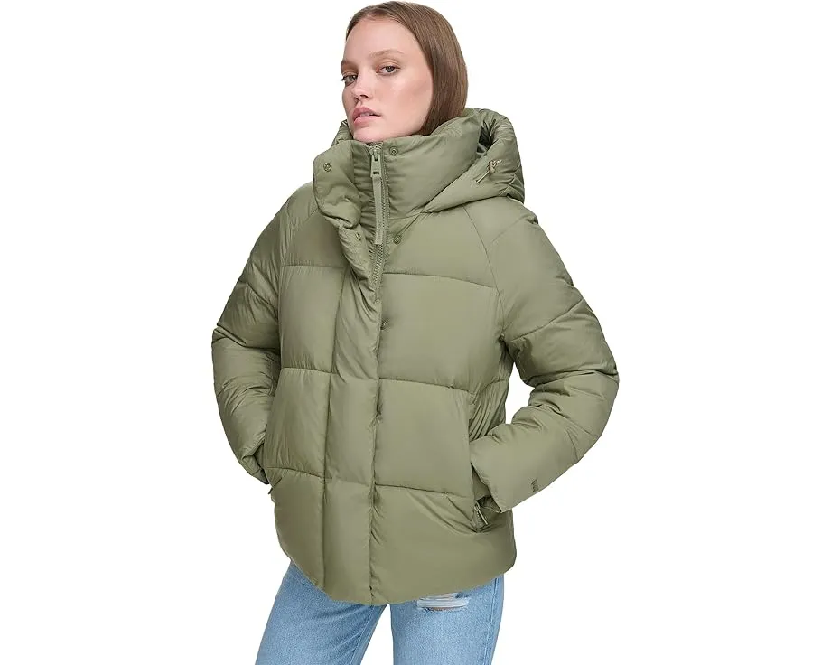 Пуховик Levi's Quilted Hooded Bubble Puffer с капюшоном