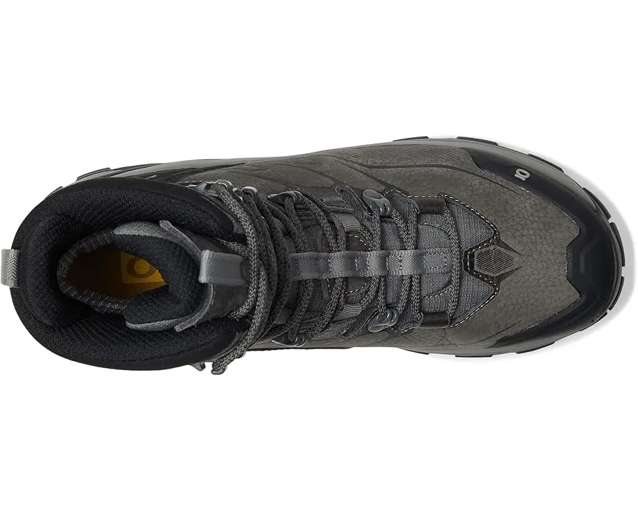 Ботинки Oboz Bridger Ridge Mid GTX с мембраной GORE-TEX и кожаным верхом