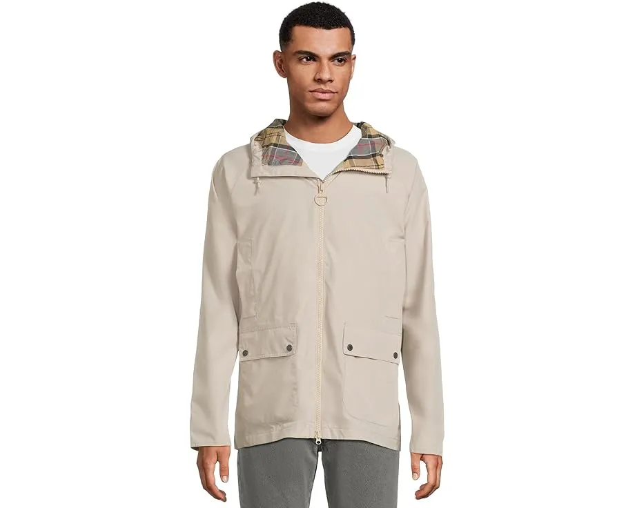 Ветровка Barbour Hooded Domus Waterproof с капюшоном в клетку и водоотталкивающей мембраной