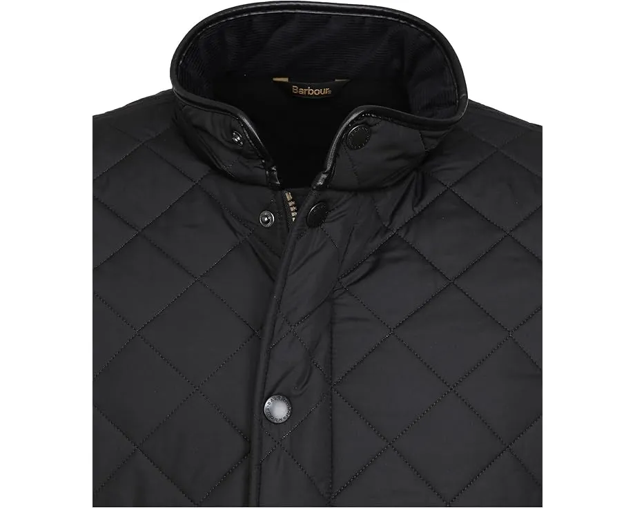 Стеганая куртка Barbour Powell Quilt с флисовой подкладкой и кордюровым воротником