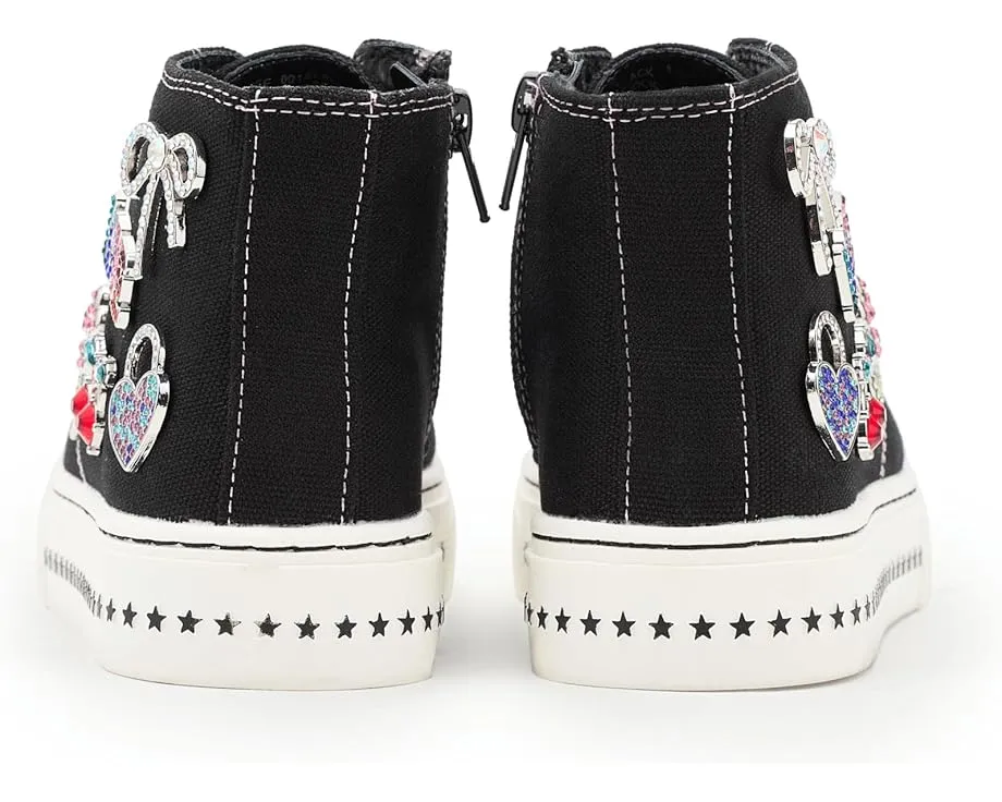Детские кроссовки Steve Madden Kids Joycee на платформе с нашивками