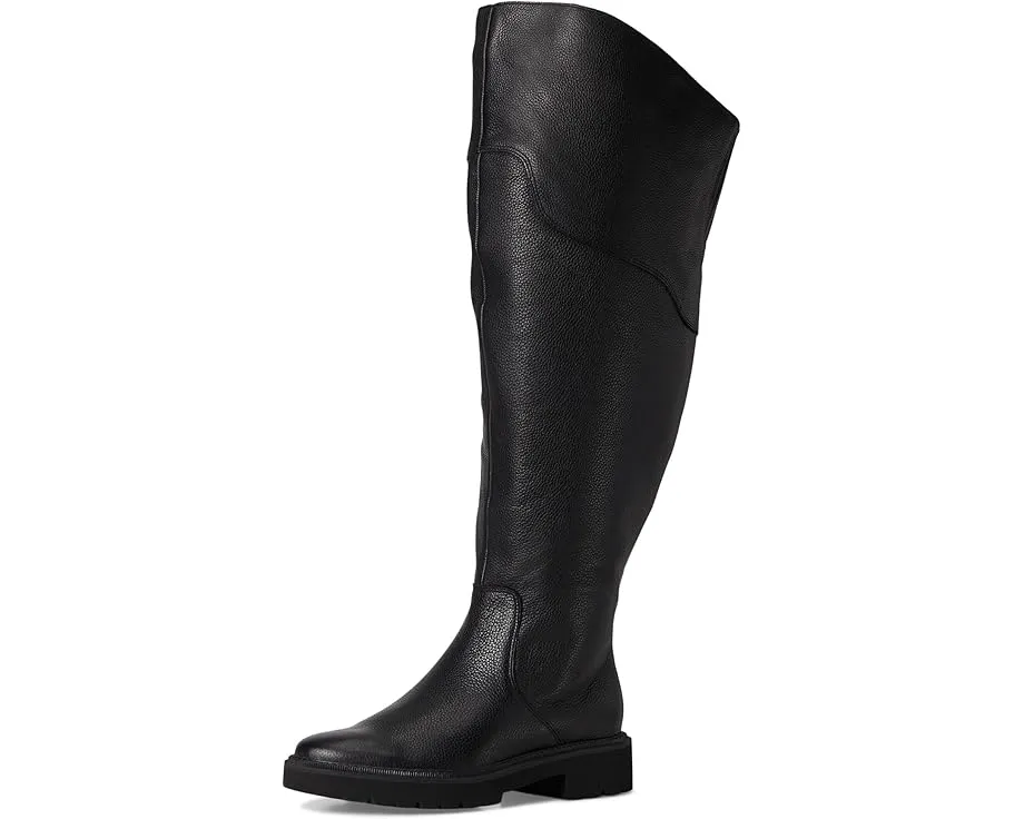 Naturalizer Сапоги Scarlette Extra Wide Calf выше колена на платформе с миндалевидным носком