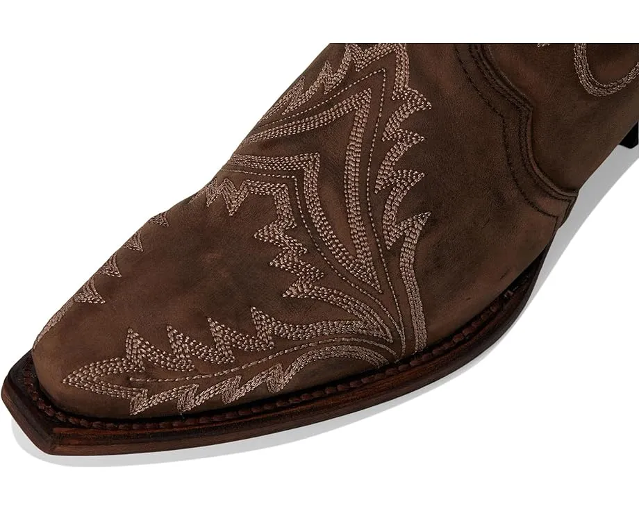 Corral Ботинки L6213 с песочной вышивкой на широком голенище