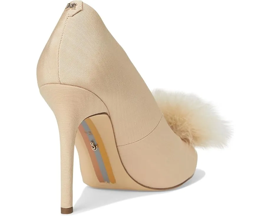 Туфли Sam Edelman Hazel Plush на шпильке с помпоном из искусственного меха