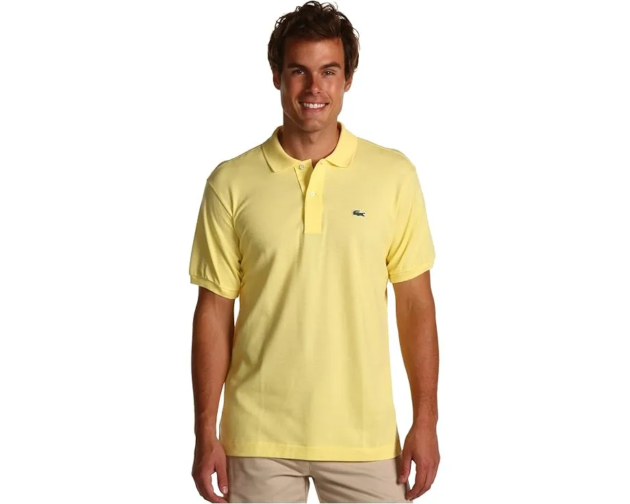 Поло Lacoste с коротким рукавом из пике классического кроя