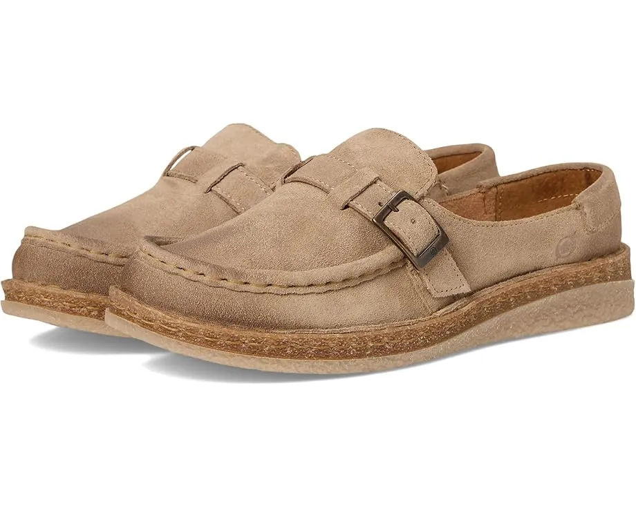 Ботинки Born Cory из замши с регулируемой пряжкой и пробковой подошвой