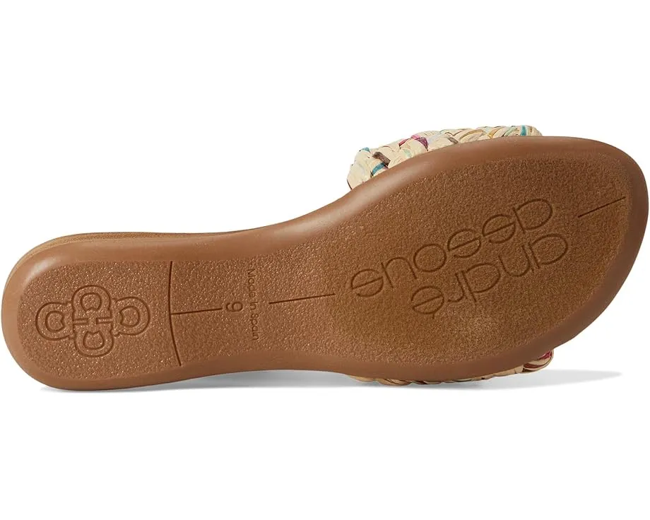 Andre Assous Сандалии Nahala на низком каблуке с плетеным верхом