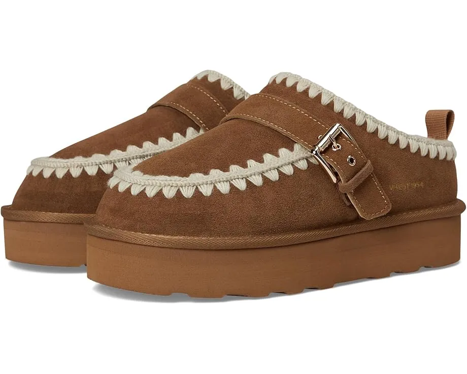 Слипоны Close с подкладкой из искусственного меха и замшевым верхом