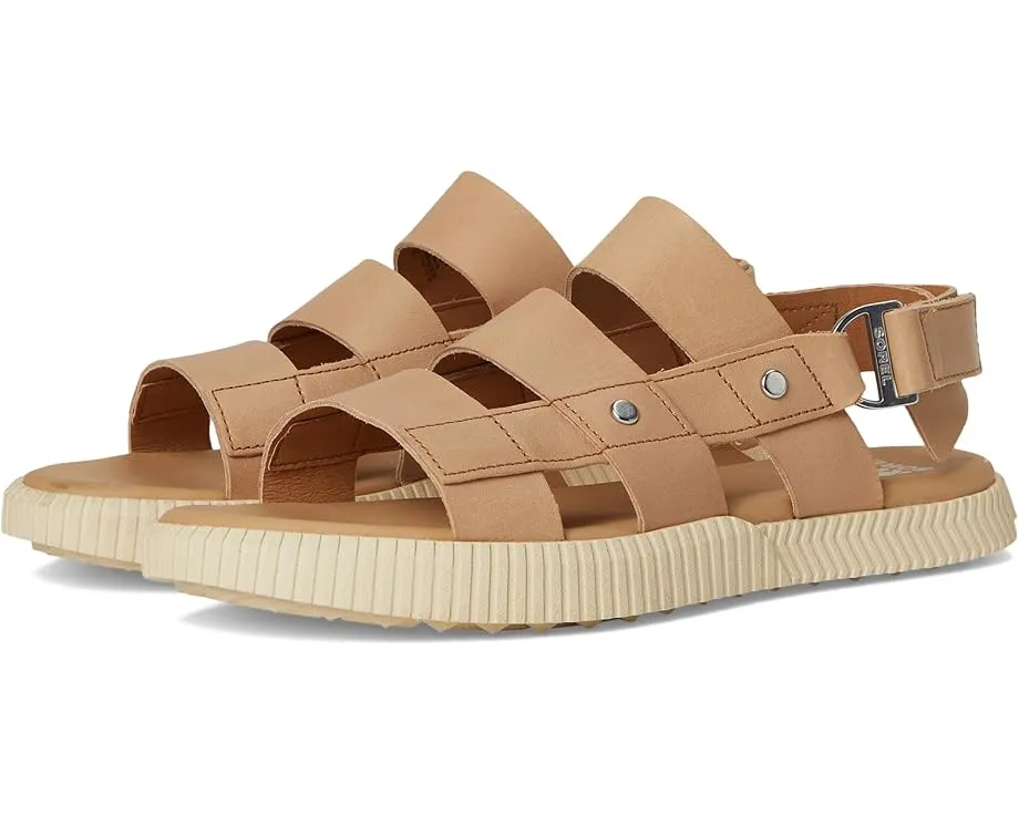 Сандалии SOREL Ona Ave™ Slingback Flat с ремешком на липучке и стелькой из ЭВА
