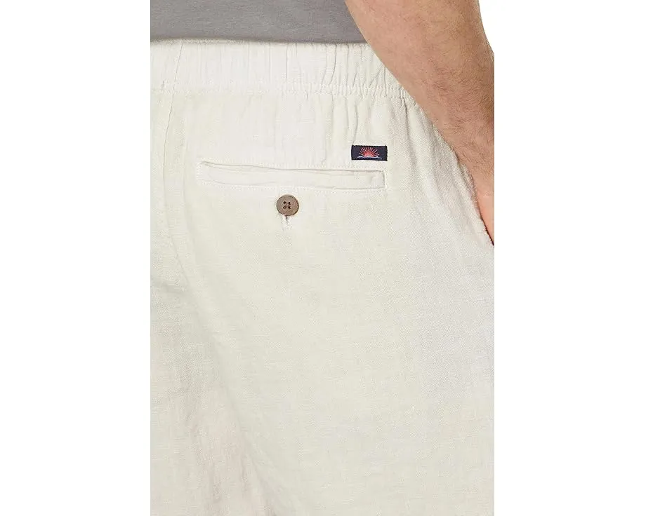 Faherty Essential Linen Shorts шорты из льна с эластичным поясом