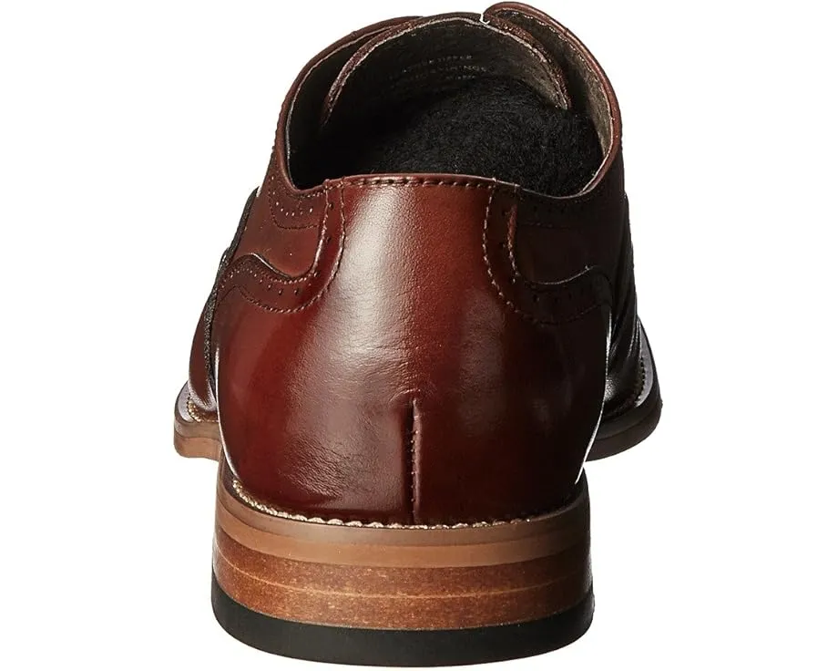 Оксфорды Stacy Adams Dunbar Wingtip с перфорацией и каблуком