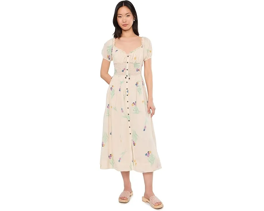 Платье миди Complete Me с асимметричной юбкой от Free People