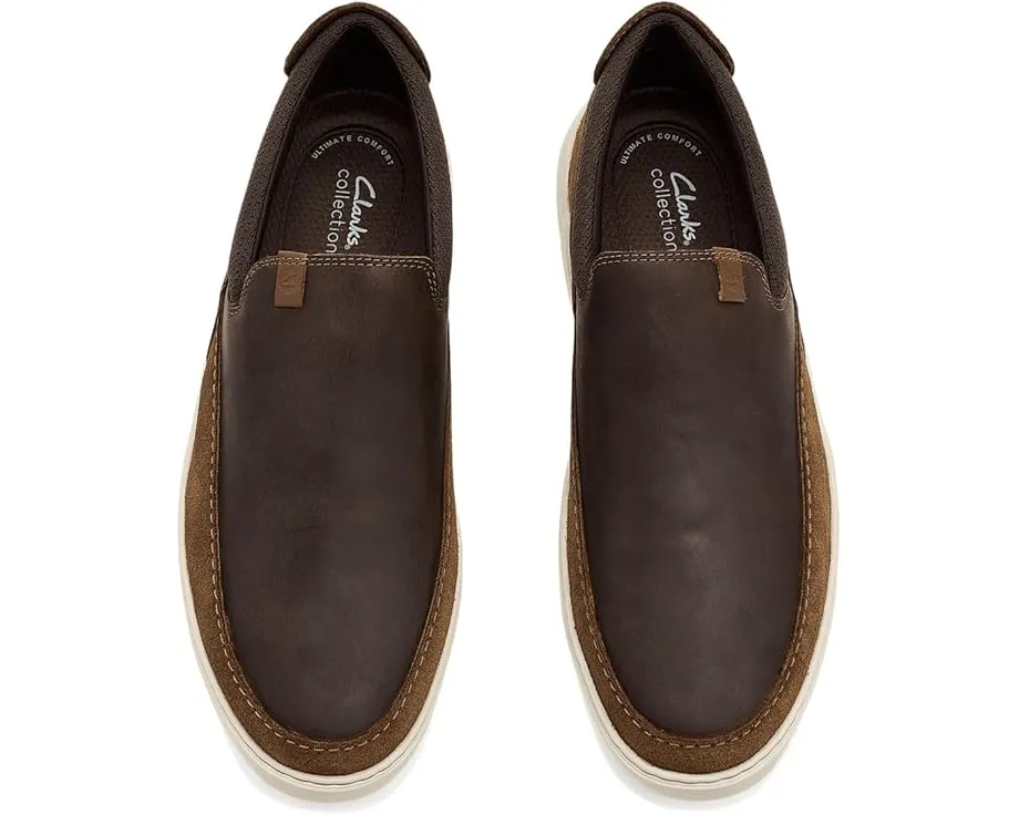 Лоферы Clarks Flexwell Step из комбинации кожи и замши с подошвой из ЭВА