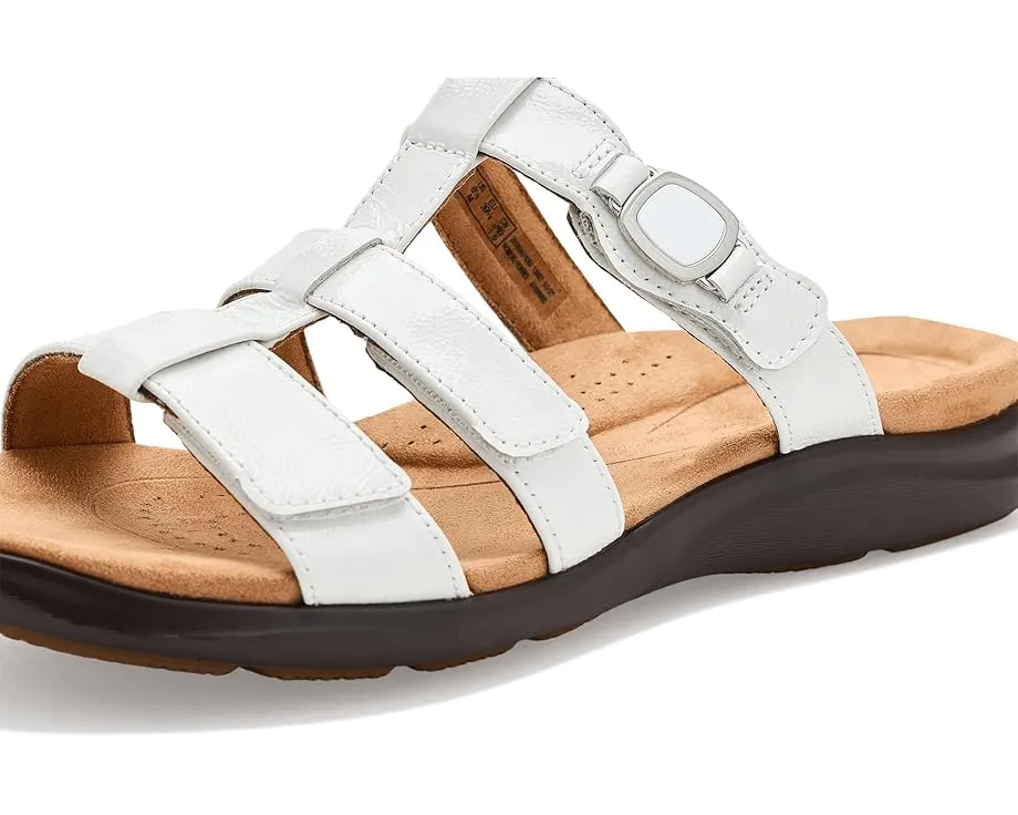 Сандалии Clarks Kitly Pearl с ремешками на липучке и текстильной подкладкой