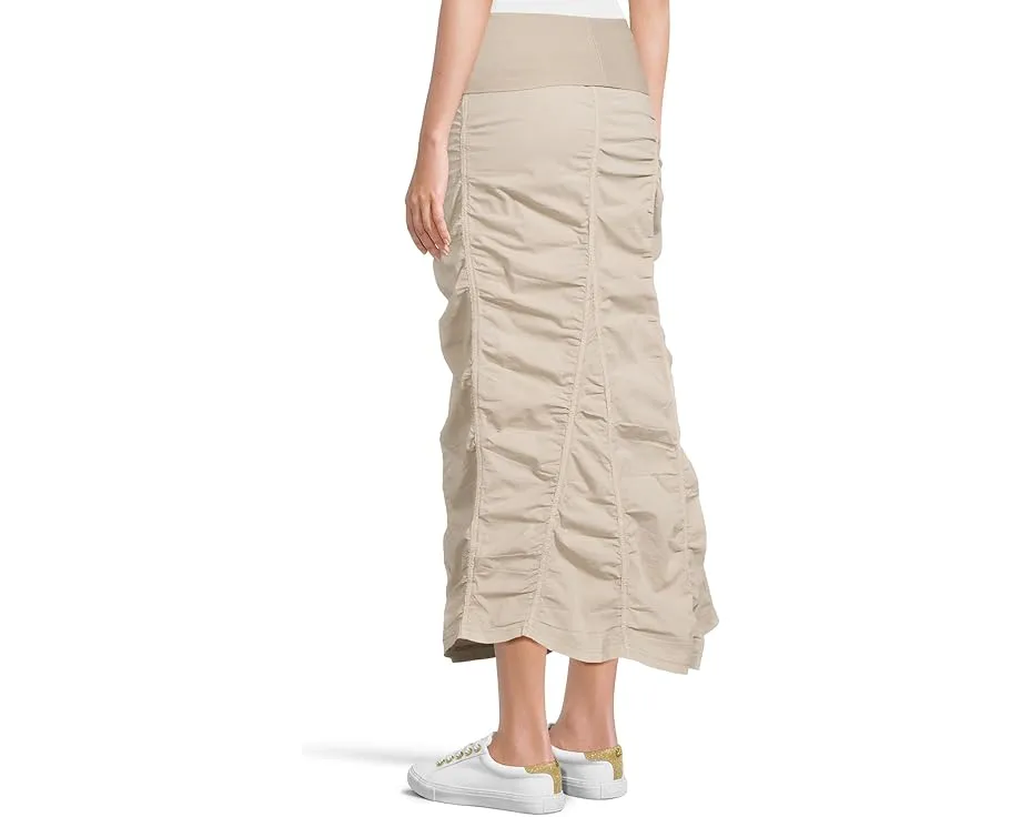 Юбка XCVI с расклешенными клиньями и присборенными деталями на резинке