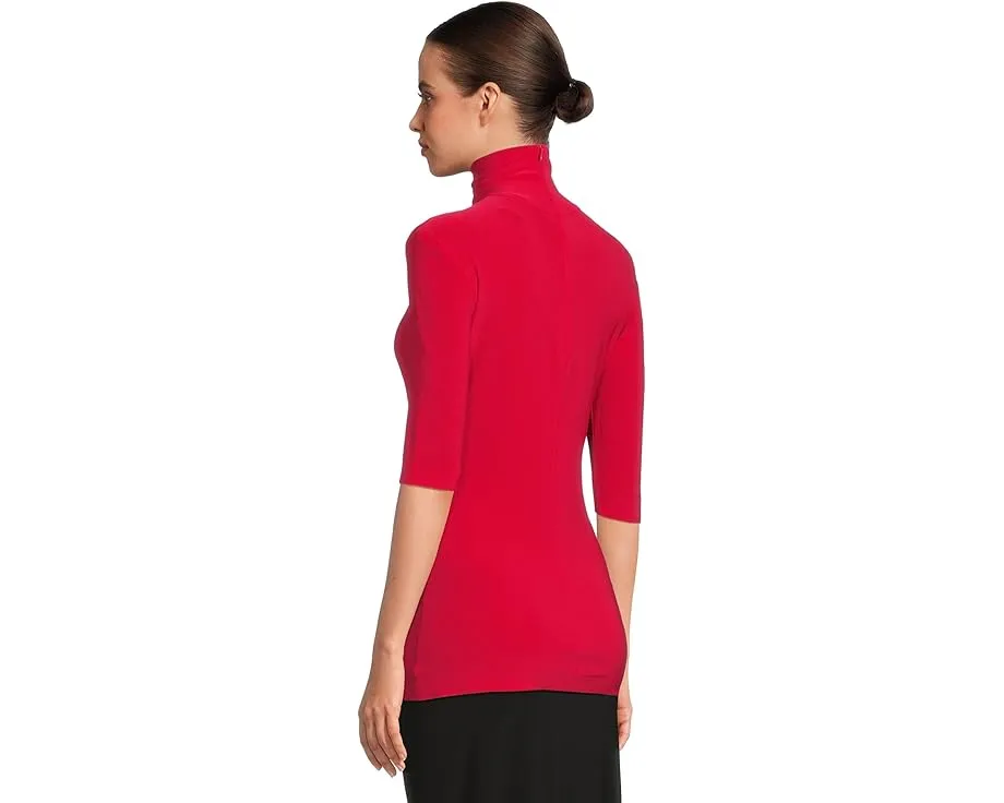 Norma Kamali водолазка с коротким рукавом приталенного кроя для многослойных образов