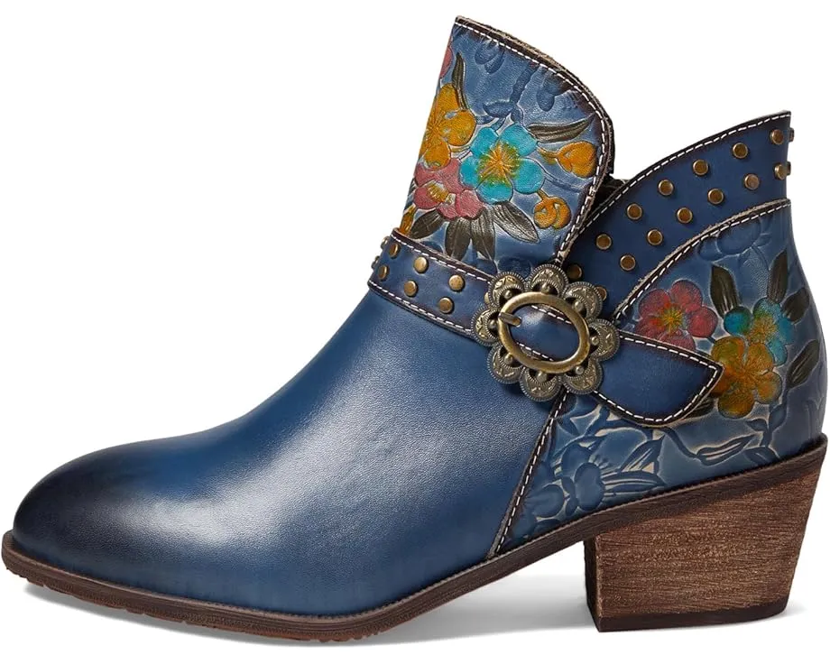 Ботинки Daintylady от L'Artiste by Spring Step в ковбойском стиле с цветочным тиснением