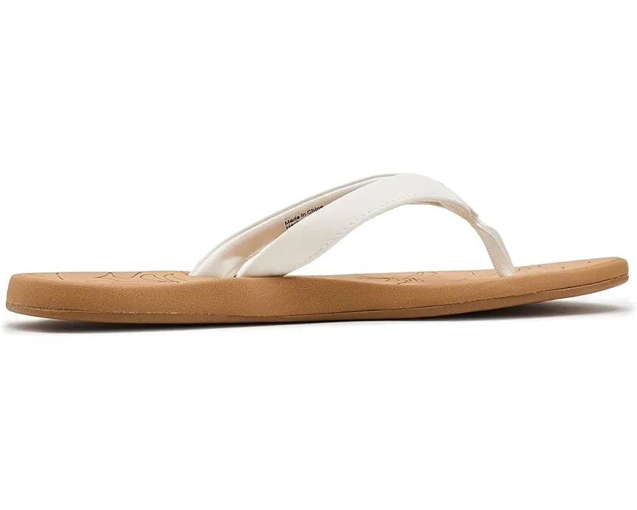 Шлепанцы Roxy Vickie с контурной стелькой и поддержкой свода стопы