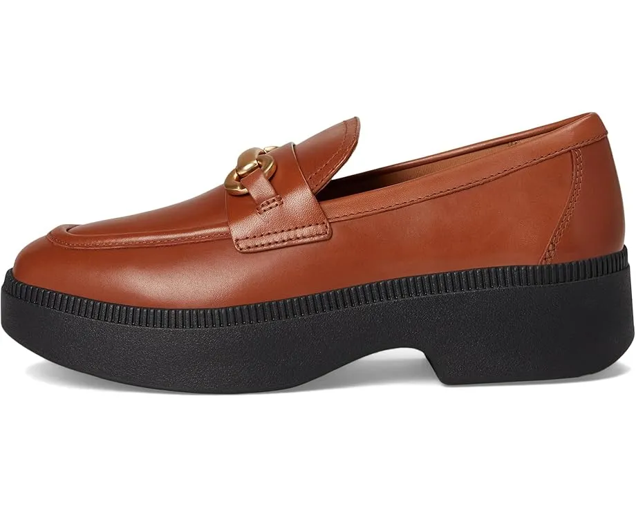 Лоферы FitFlop F-Luma на скрытом клине с металлической пряжкой