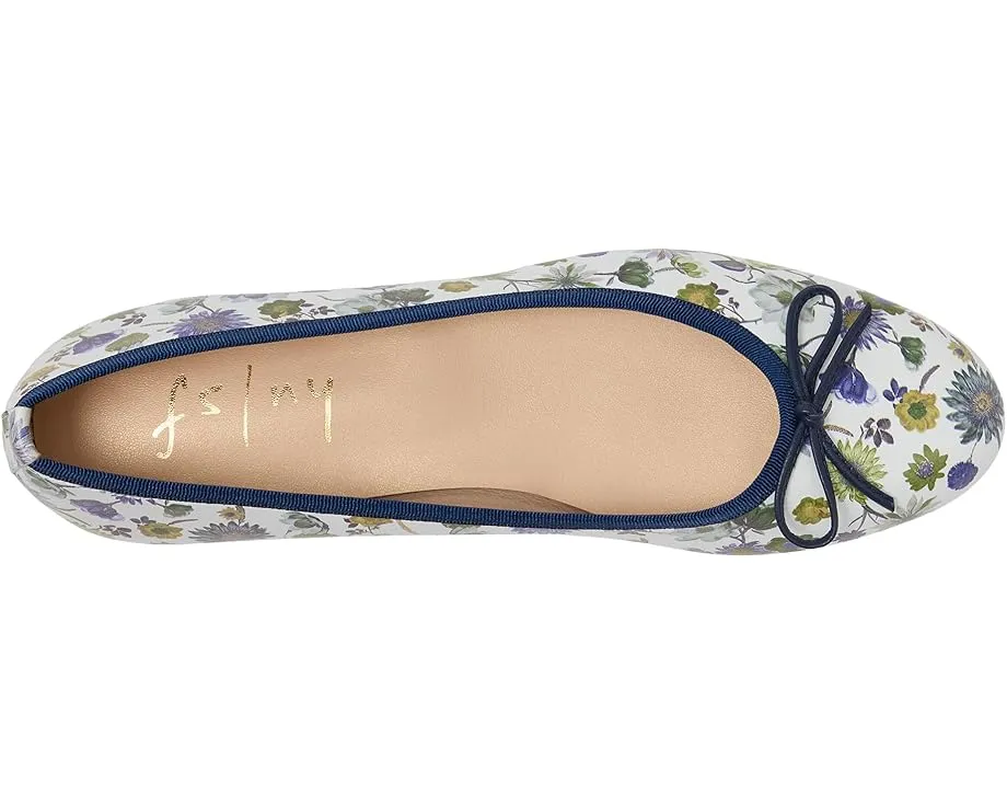 Слипоны French Sole Naomi из кожи с цветочным принтом и легкой стелькой EVA