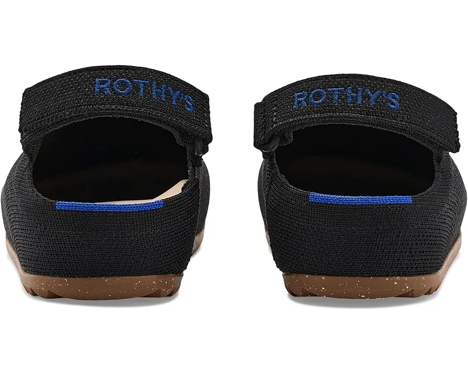 Детские сабо Rothy's Kids Clogs из переработанного пластика с регулируемым ремешком