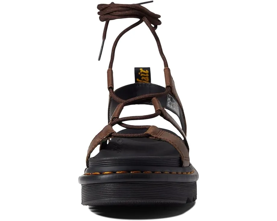 Кожаные сандалии-гладиаторы Dr. Martens Nartilla на платформе