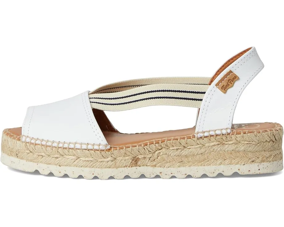 Toni Pons Сандалии Estel-Sw на платформе из джута с открытым мысом