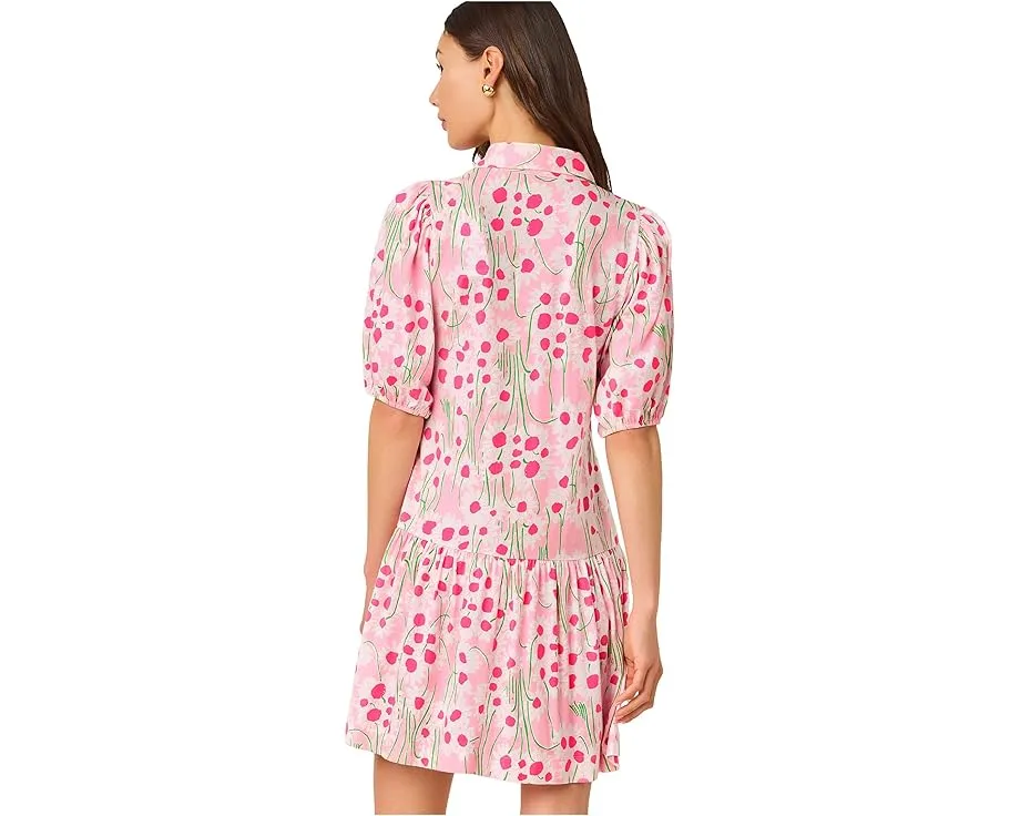 Платье Bingley от Lilly Pulitzer в стиле рубашки с цветочным принтом и рукавами 3/4