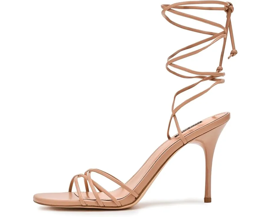 Вечерние сандалии Nine West Opela на высоком каблуке-стилетто с переплетением бретелей и лямками на щиколотке