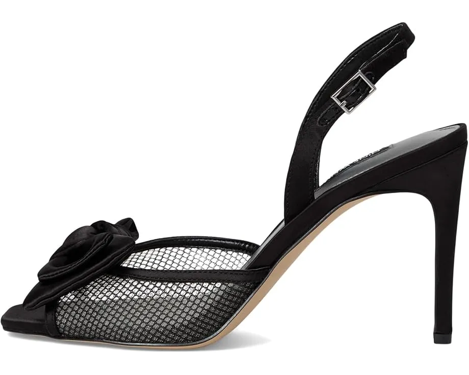 Босоножки Gergia на шпильке с бантом и квадратным мыском Nine West