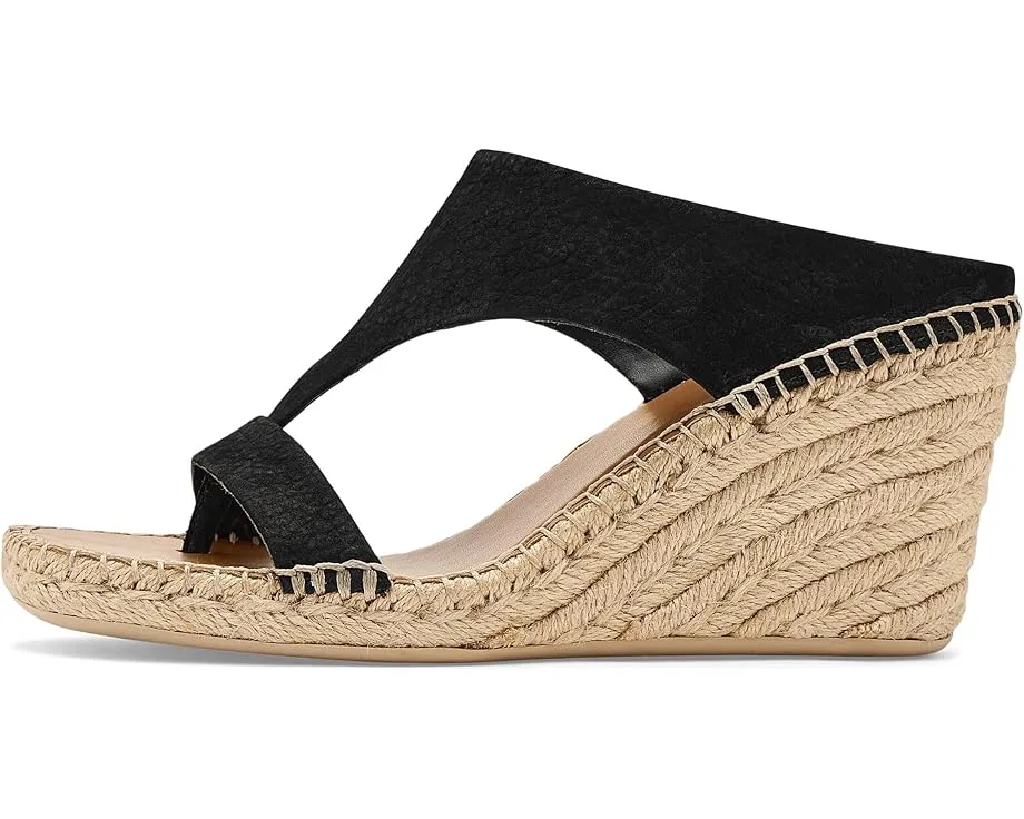 Сандалии Farren Espadrille с клиновидным каблуком и кожаным верхом от Franco Sarto