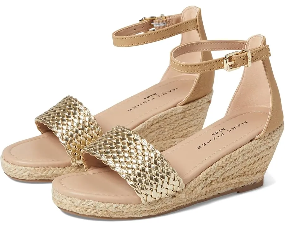 Босоножки Marc Fisher Kids Marren Web на танкетке с регулируемой застежкой