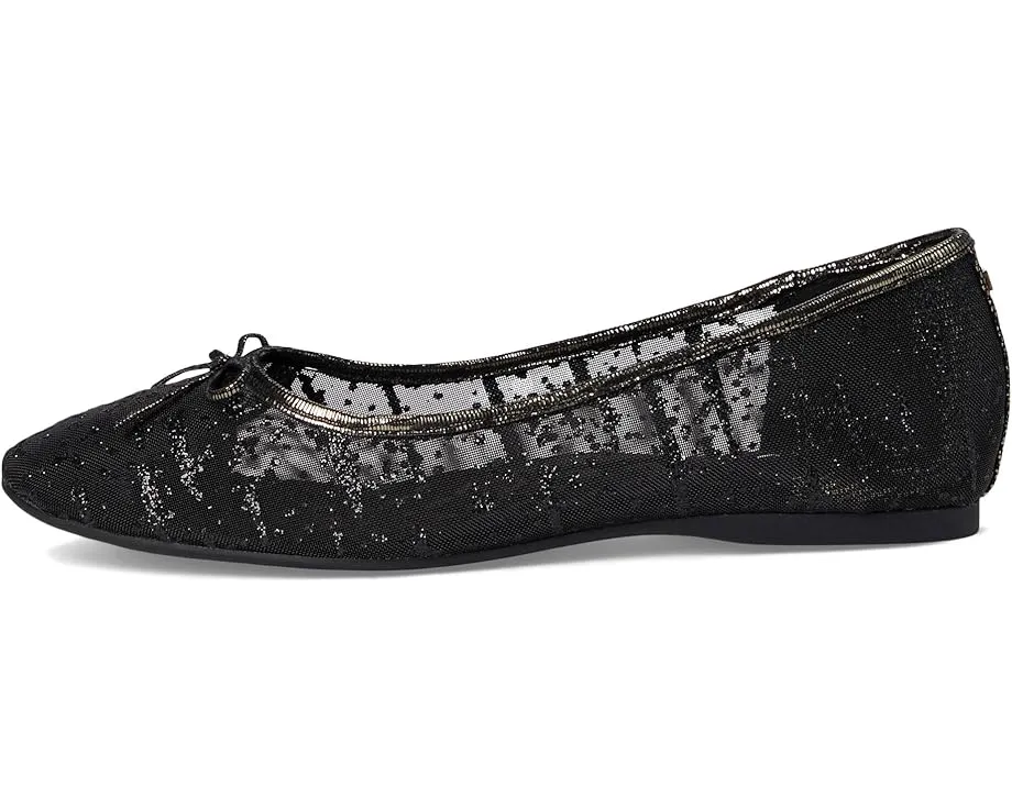 Балетки Birdies The Songbird из сетки с блестками и бантом