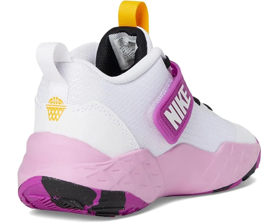 Баскетбольные кроссовки Nike Kids Team Hustle D 12 с эластичными шнурками