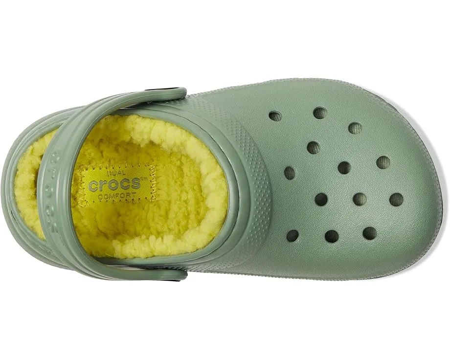 Классические сабо Crocs Kids с подкладкой для малышей