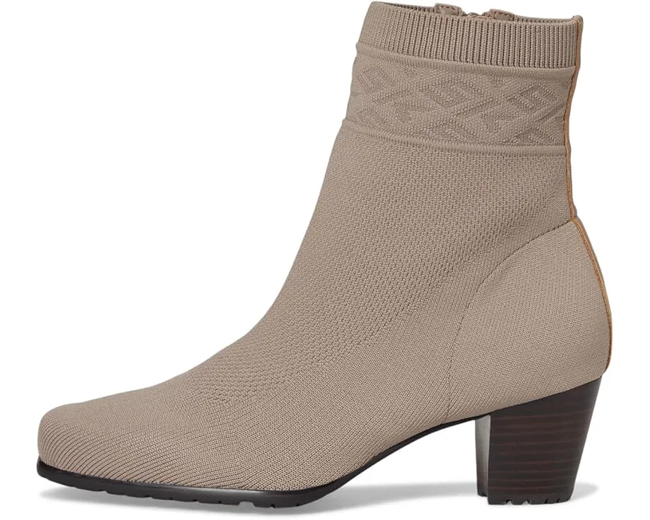 Ботильоны Kalista из эластичного трикотажа с квадратным носком и каблуком David Tate