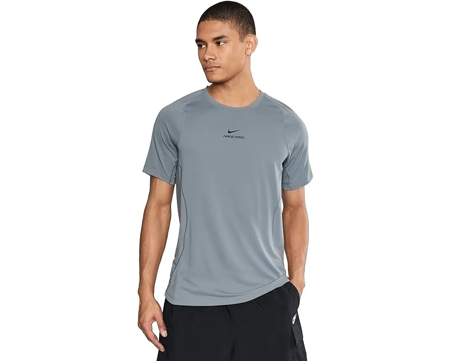 Топ Nike Pro Training Dri-FIT с коротким рукавом и сетчатыми вставками