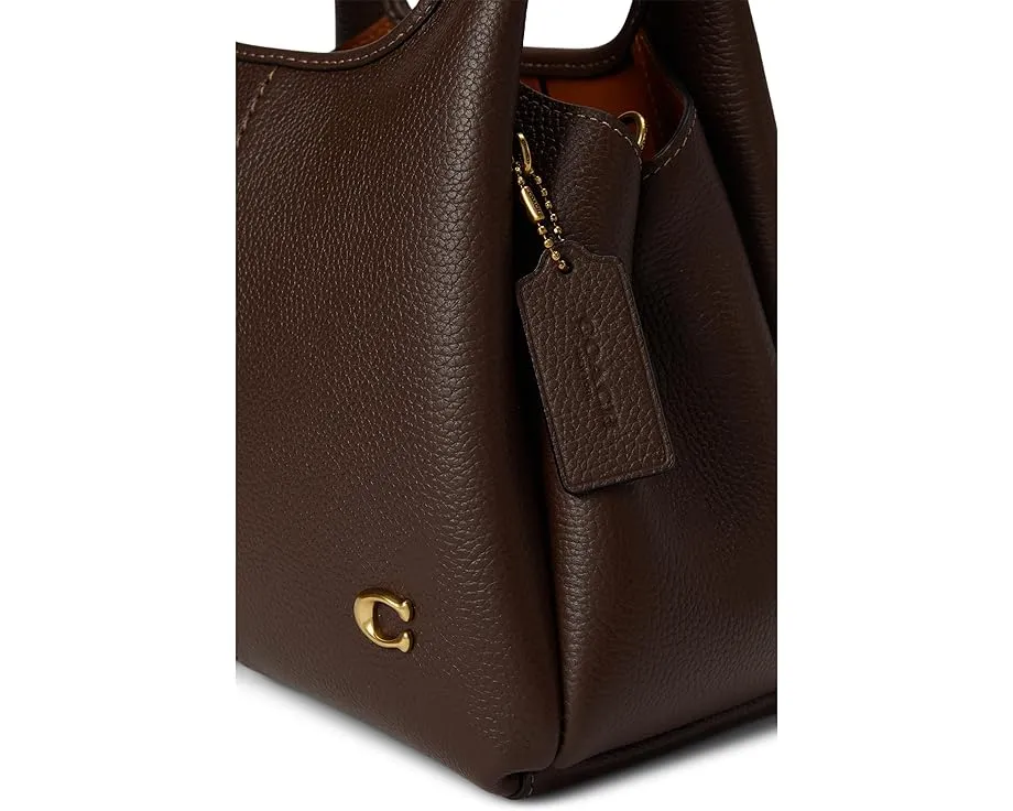 Сумка через плечо COACH Lana 23 из полированной кожи с регулируемым ремнем