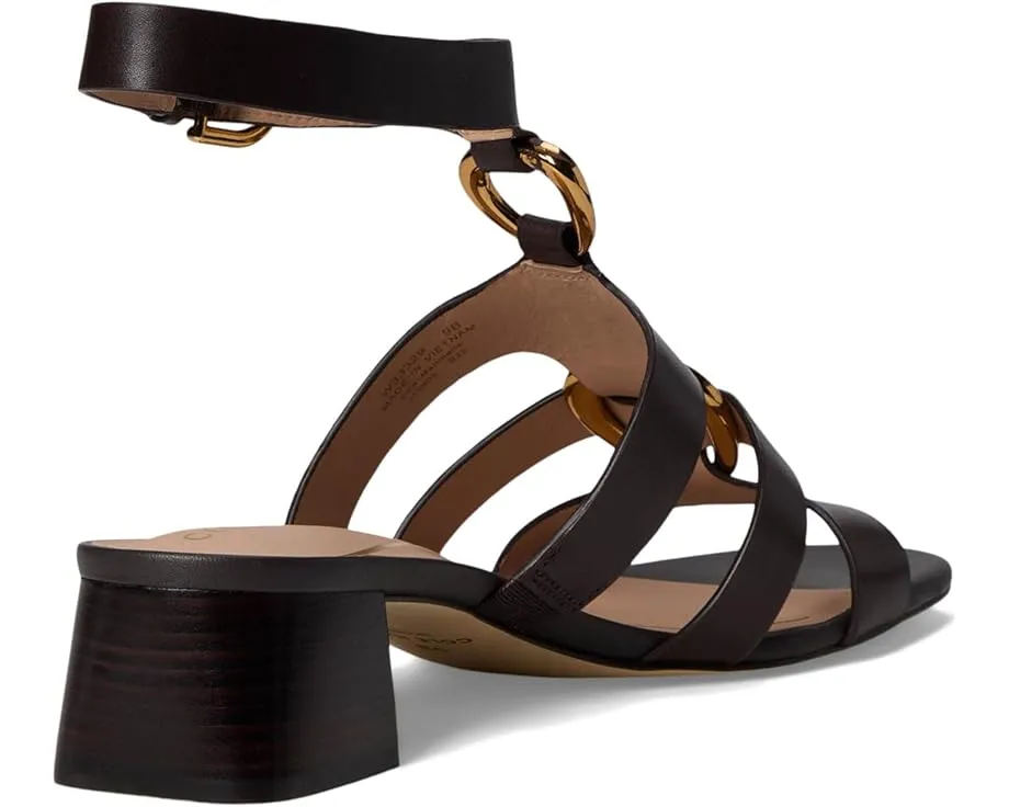 Cole Haan Сандалии Lyanna Link с ремешком на щиколотке и квадратным каблуком