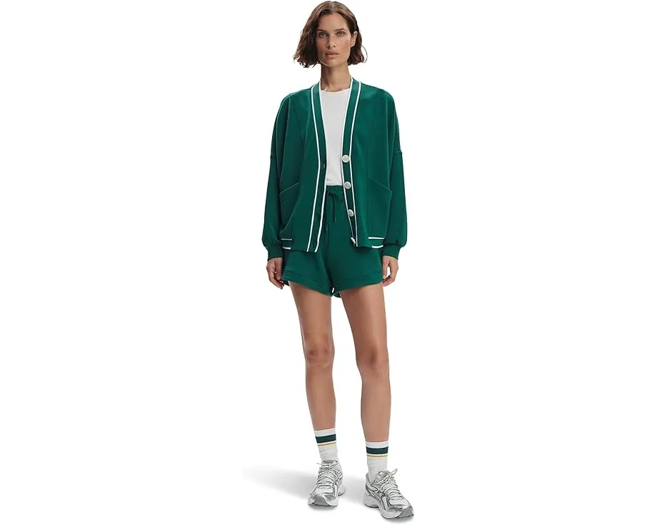 Кардиган Decker Off Court от Varley свободного кроя с глубоким V-вырезом