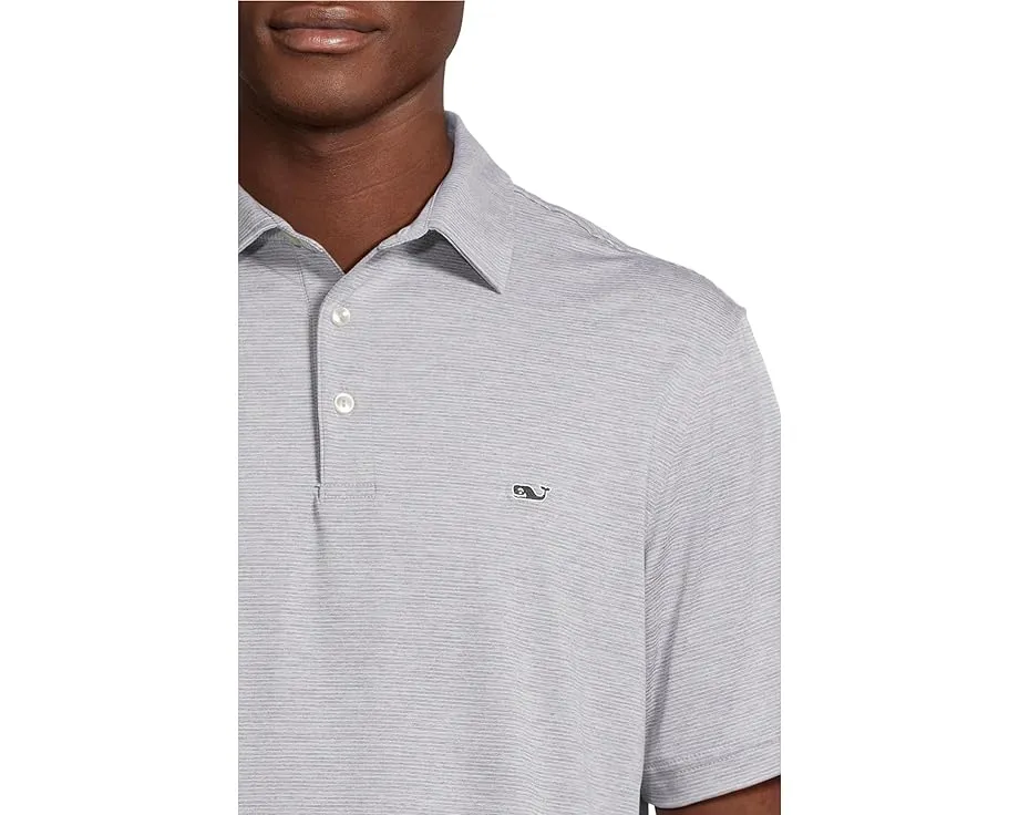 Поло Vineyard Vines St. Jean Stripe Sankaty из эластичной ткани
