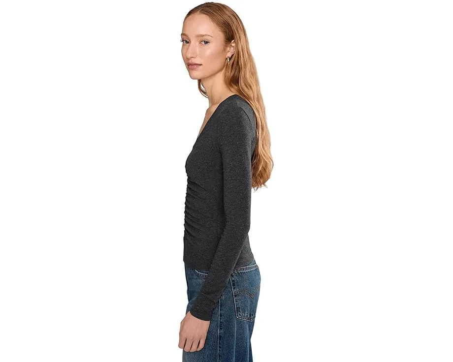 Топ Madewell Slinky с V-образным вырезом