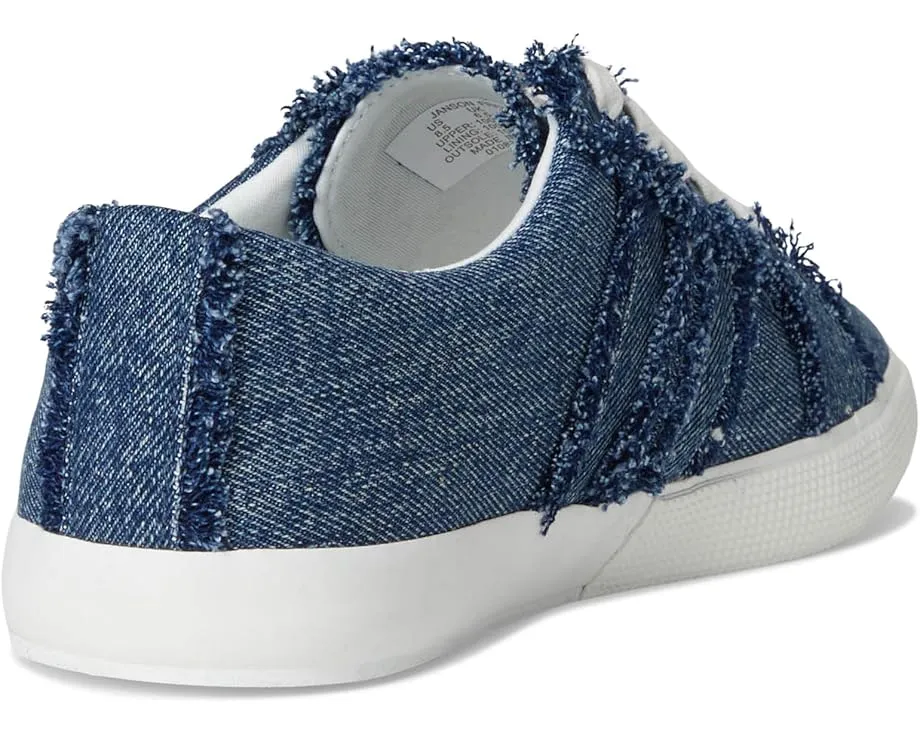 Кроссовки Lauren Ralph Lauren Janson Frayed Denim с потертым денимом и вулканизированной подошвой