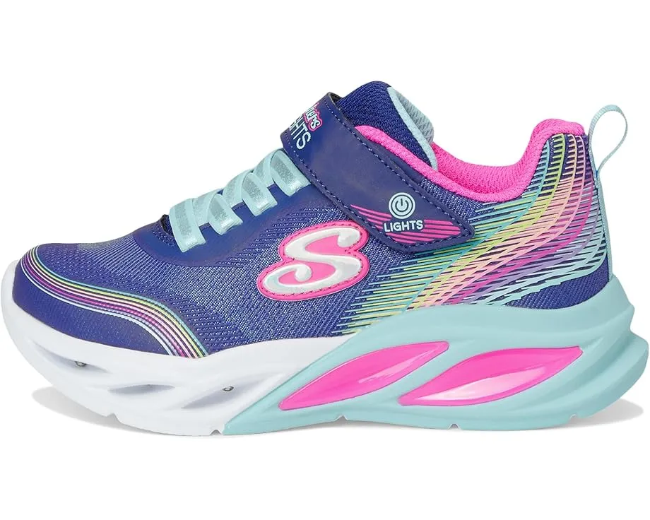 Детские кроссовки SKECHERS KIDS Cosmic Glow с подсветкой и стелькой для комфорта