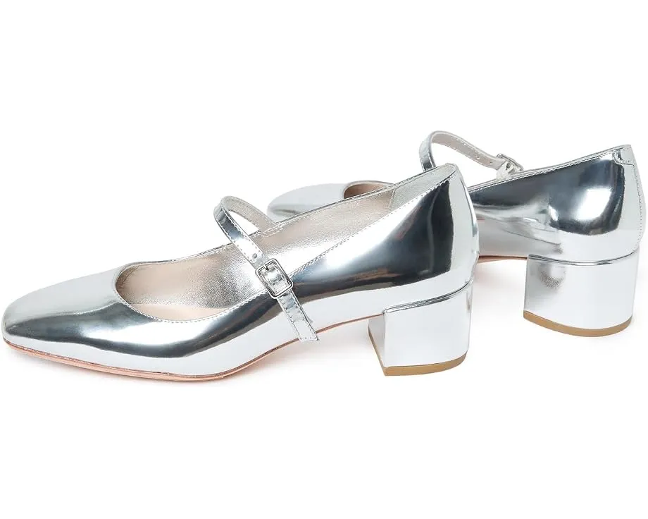 Туфли Lyra Mary Jane от Loeffler Randall серебристого цвета