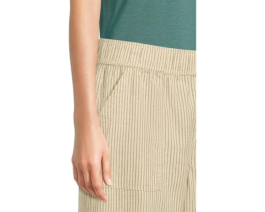 Широкие брюки Toad&Co Taj Hemp с эластичным поясом и завышенной талией