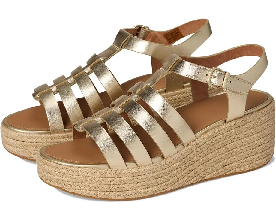 Сандалии FitFlop PLATFFORMS на платформе с эспадрильей